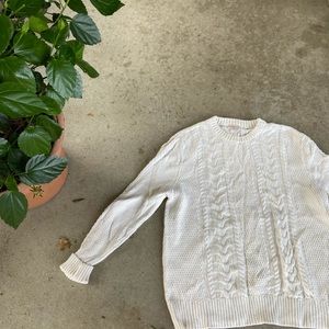 Men’s White Merona Sweater